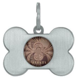 Médaillons Pour Animaux Domestiques Earthy Hakuna Matata