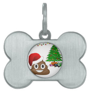 Médaillons Pour Animaux Domestiques emoji de noël