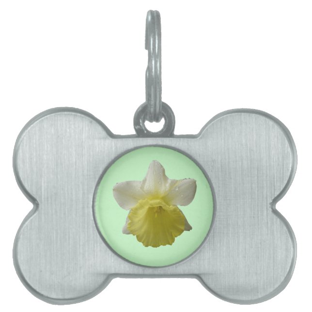 Médaillons Pour Animaux Domestiques Étiquette Daffodil pour animal de compagnie (Devant)