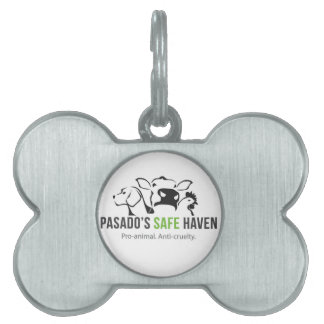 Médaillons Pour Animaux Domestiques Étiquette d'animal familier de logo de sanctuaire