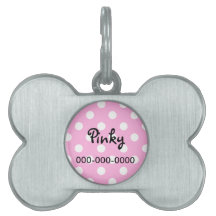 Étiquette d'identification d'animal familier de