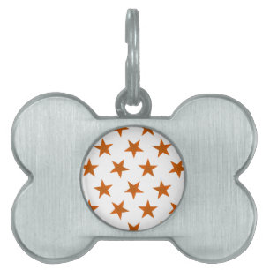 Médaillons Pour Animaux Domestiques Golden Stars Motif 6