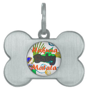 Médaillons Pour Animaux Domestiques Hakuna Matata Baby.png