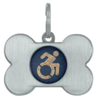 Médaillons Pour Animaux Domestiques Handicap Texté