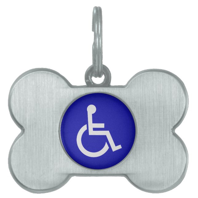 Médaillons Pour Animaux Domestiques Handicapés handicapés (Devant)