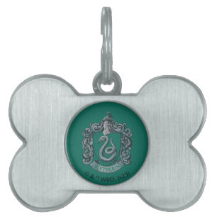 Médaillons Pour Animaux Domestiques Harry Potter Slytherin Crest Green