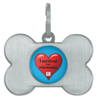 Médaillons Pour Animaux Domestiques I Survived the widowmaker