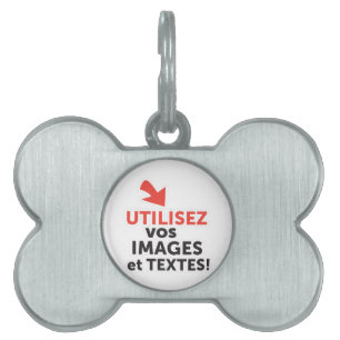 Médaillons Pour Animaux Domestiques Imprimez vos conceptions en ligne DIY Français