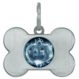 Médaillons Pour Animaux Domestiques Jack-o-lanterne éffrayant