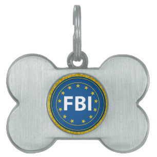 Médaillons Pour Animaux Domestiques Joint de FBI