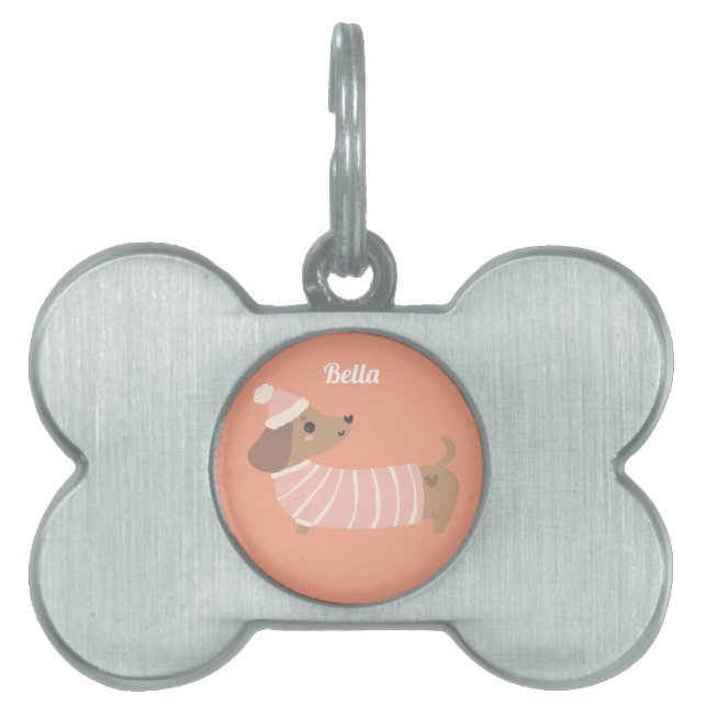 Médaillons Pour Animaux Domestiques Joli chien  (Devant)