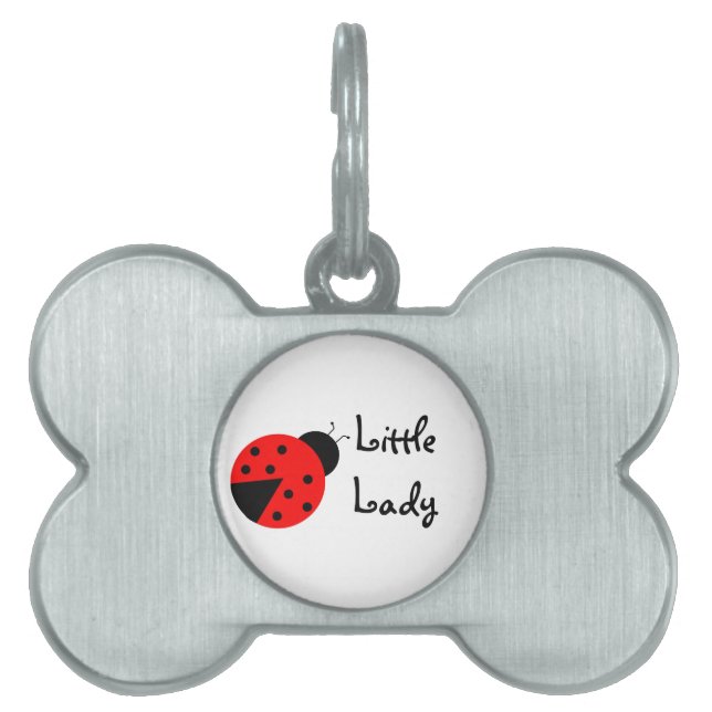 Médaillons Pour Animaux Domestiques La Petite Dame Ladybug (Devant)
