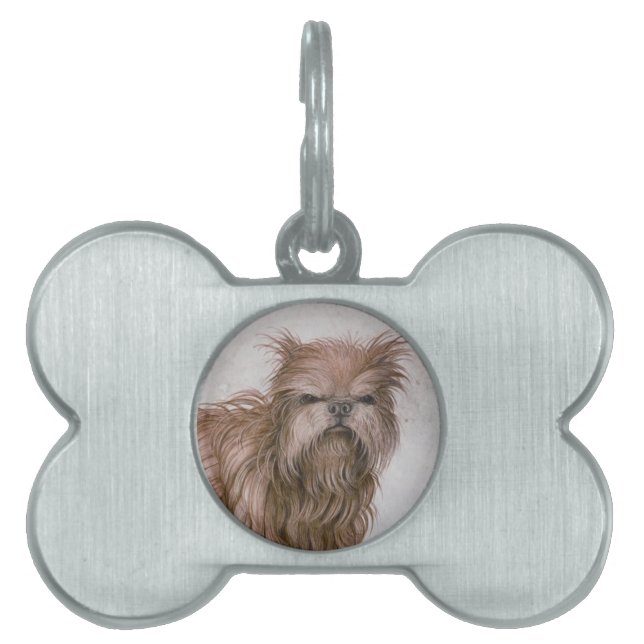 Médaillons Pour Animaux Domestiques LE CHIEN / Affenpinscher (Devant)