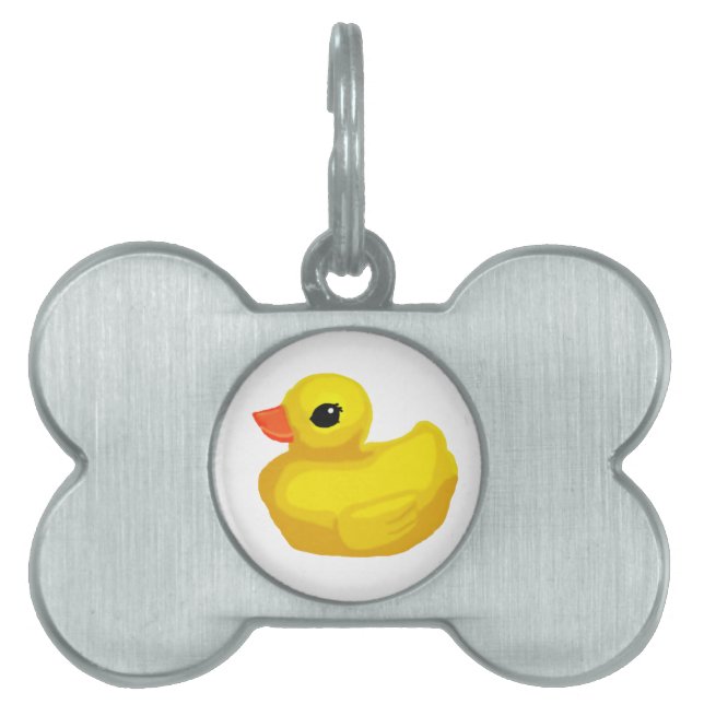Médaillons Pour Animaux Domestiques "Little Rubber Ducky" (Devant)