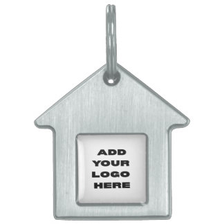 Médaillons Pour Animaux Domestiques Logo de personnalisation simple