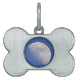 Médaillons Pour Animaux Domestiques Lune