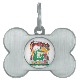 Médaillons Pour Animaux Domestiques Mardi gras Cajun Crocodile