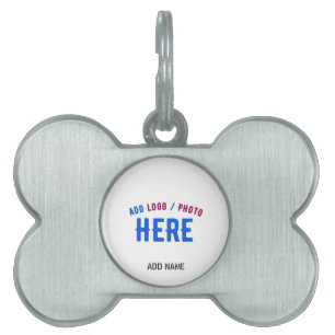 MÉDAILLONS POUR ANIMAUX DOMESTIQUES MARQUE BLANCHE MODERNE ET PERSONNALISABLE VÉRIFIÉE