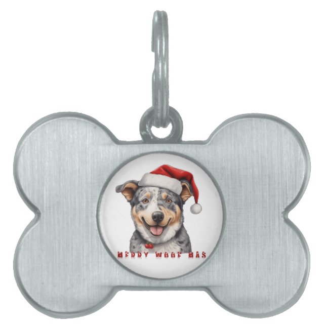 Médaillons Pour Animaux Domestiques Merry Woof Mas (Devant)