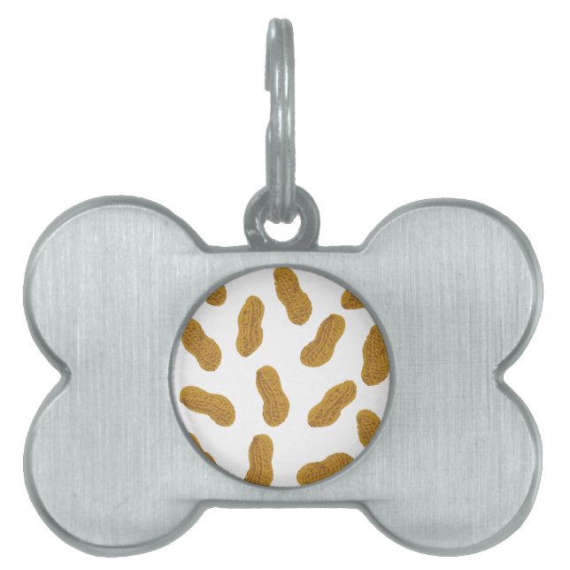 Médaillons Pour Animaux Domestiques Motif cacahuètes (Devant)