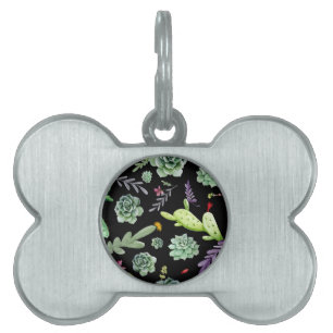 Médaillons Pour Animaux Domestiques Motif Cactus 2