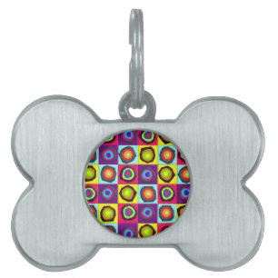 Médaillons Pour Animaux Domestiques motif de cercles