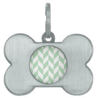 Motif de squelette vert à la menthe