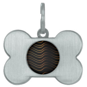 Médaillons Pour Animaux Domestiques Motif d'or 4