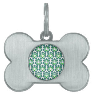 Médaillons Pour Animaux Domestiques Motif Feuille, Motif De Feuilles, Feuilles Verts