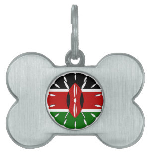 Médaillons Pour Animaux Domestiques Motif kenyan rond : un symbole national