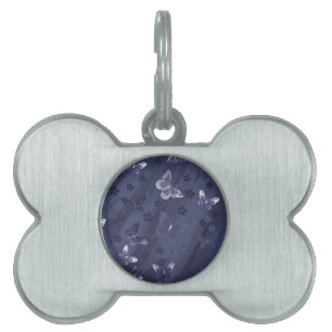 Médaillons Pour Animaux Domestiques Motif papillon 17