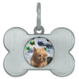 Médaillons Pour Animaux Domestiques Noël australien Terrier