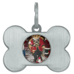 Médaillons Pour Animaux Domestiques Nutcracker Teddy Bear Collection de Noël