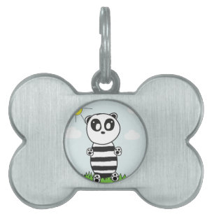 Médaillons Pour Animaux Domestiques Panda Kids