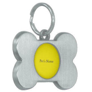 Médaillons Pour Animaux Domestiques Personalized Custom Name Pet Tag with Stylish Fram