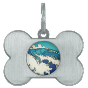 Médaillons Pour Animaux Domestiques PixDezines konen uehara vagues océaniques, 上 原