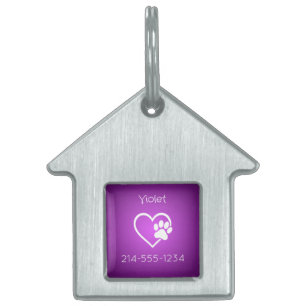 Médaillons Pour Animaux Domestiques Plaque d'identification personnalisée pour chien v