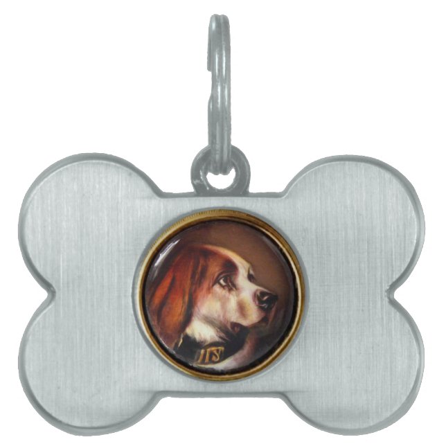 Médaillons Pour Animaux Domestiques PORTRAITS DE CHIEN MINIATURE Bloodhound (Devant)