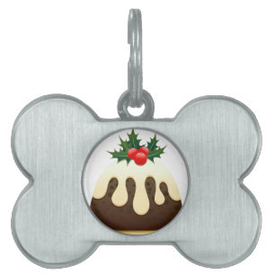 Médaillons Pour Animaux Domestiques pouding de noël