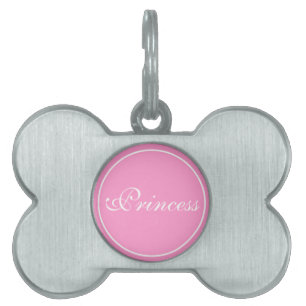 Médaillons Pour Animaux Domestiques Princesse de balise de animal de compagnie