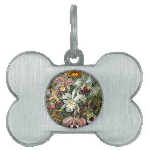Médaillons Pour Animaux Domestiques rendez-vous romantique fleurs s'il vous plaît chic