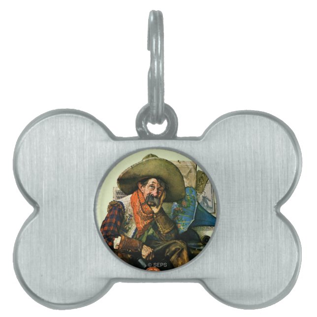 Médaillons Pour Animaux Domestiques Rêves d'il y a bien longtemps (Devant)