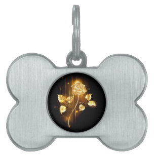 Médaillons Pour Animaux Domestiques Rose d'or ( rose d'or )