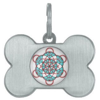 Médaillons Pour Animaux Domestiques Rouge de Metatron