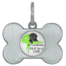 Ruban Vert Cancer Lymphome Design Chien Chiot