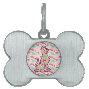 Médaillons Pour Animaux Domestiques Scooby-Doo arc-en-ciel