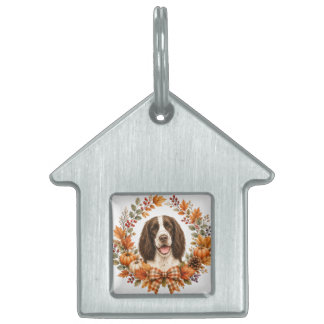 Médaillons Pour Animaux Domestiques Springer Spaniel Automne