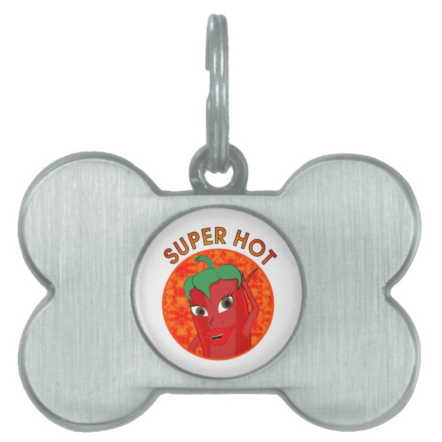 Médaillons Pour Animaux Domestiques Super Hot Pepper Diva (Devant)