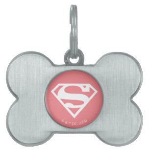 Médaillons Pour Animaux Domestiques Supergirl Solid S-Shield
