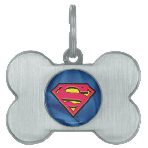 Médaillons Pour Animaux Domestiques Superman S-Shield   Logo classique